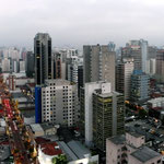 Blick aus meinem Hotelzimmer, 2007 (so sah es rund um das Hotel aus....), Panoramabild aus 3 Einzelaufnahmen