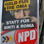 Plakat der NPD in der Nähe von Mulfingen, Foto: Manuel Werner