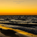 Stormy sea and a colourful sky-1