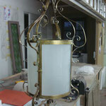 Restauration lampe (verre bombé par thermoformage)