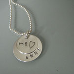 Art.Nr.: C-1034 asereba-charm "my heart - Anni" (Name nach Wunsch)
