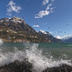 FOEHNSTURM AM VIERWALDSTAETTERSEE, Brunnen, Schweiz (MP0393) © Michael Pfenning