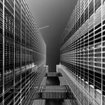 "looking high and fly" Highlight-Towers (München / GER) (Honorable mention Monochrome Awards 2022)
