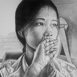 Vietnamesin, Bleistift (verkauft / sold)