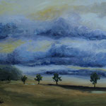 Feld bei Dummerstorf, Acryl (ZU VERKAUFEN/ FOR SALE)