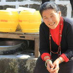 Zu Besuch im Upper-Camp bei Tashi's Frau