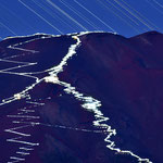 頂への光跡（富士山麓  7月）辻 則道