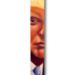 Contender- Donald Trump:   3.5 x 24 x 1"  acrylic on wood