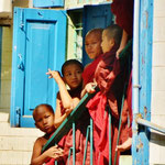 Burma monk kids