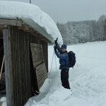 Reichlich Schnee im Nürnberger Land (Foto: Dr. Birgit Esslinger).