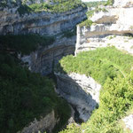 Die für Canyoning und Flusswanderungen gut geeignete Schlucht des Rio Vero.