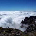 La Palma: Blick über den Wolken vom Roque de los Muchachos