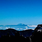 La Palma: Blick vom Roque de los Muchachos auf den Teide (Teneriffa)