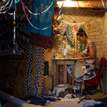 Näherin in Khiva (Uzbekistan)