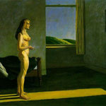 Edward Hopper - Una donna verso il sole (1961)