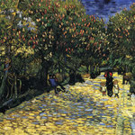 Avenue with Flowering Chestnut Trees, 1889