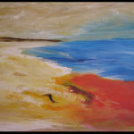 60x80  "Am Meer"  Acryl auf Leinwand