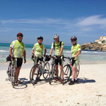 Ludmilla, Alfred, Margit und Pepi in Mallorca