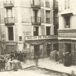1868 Confluencia de Atarazanas con Puerta de la Sierra (durante la Revolución de 1868)