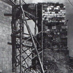 1946 Contrafuerte de la Catedral que caía al sureste, sobre la Calle Cádiz. Fue desmontado durante la "reconstrucción"