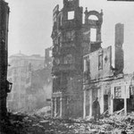 1941 Ruinas de la Calle Lealtad desde la Plaza de los Remedios
