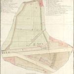 1804 "Plano topografo lebantado con arreglo à el estado que en el dia tienen las Huertas del Cubo y la de la Bobeda..."