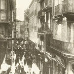 1905 Calle San Francisco desde la Plaza Vieja