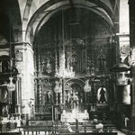 1920-1930 Interior de la iglesia de San Francisco