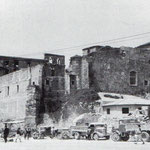 1941 Conjunto de la Catedral desde el sureste. A la izquierda, Calle Cádiz; a la derecha, Calle del Obispo Plaza