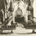 1920 Nave central de la Catedral. Toda la decoración interior desapareció en 1941