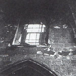 1941 Tramo del claristorio norte tras el incendio