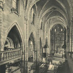 1930 Nave central de la Catedral. Toda la decoración interior desapareció en 1941