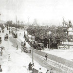 ¿Año? La Ribera y la Plaza Velarde desde el Puente