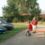 Die freundlichen Herren von der Parkplatz-Security ;-)