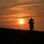 Sonnenuntergang am Elbdeich - Foto: Borg Enders