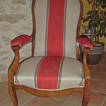 Réfection de fauteuils, Stéphanie Lauchas, tapissier décorateur en Gironde