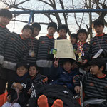 2/10　彦成卒団記念大会　6年生　優勝
