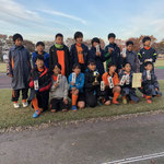 11/24 11/25 幸手近隣少年少女サッカー大会　6年生　準優勝