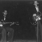 Duo The Gitarino's aan het eind der 1950-er jaren: Erik Binkhuysen en Giel Geerlings