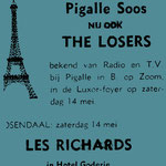 THE LOSERS - Pigalle Soos, Luxor Foyer, Bergen op zoom 14 mei 1966