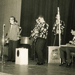 THE SKIFFLING GUYS vlnr: Ton Bogers - Theo v.d. Broek - Huub Oosterum - Kees van Dijk - Herman van Oosterum - Ad van den Heuvel (fotocollectie: Kees van Dijk)