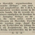 THE DYNAMITE STRINGS: Dagblad de Stem 12-1-1963