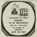 Sextet Jack de Nijs: Dagblad De Stem 5 september 1973