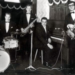 The Rose Valley Quartet (foto 1967 nachtclub Bristol Bar in de Roosendaalse Brugstraat) vlnr: Henk Voorheijen (drums) - Dries Patijn (sax) - Jack de Nijs (piano) - Wilton Jongmans (bas)