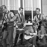 THE APACHE STARS 1962  vlnr: Bernard van Geel - Jacques Brouwers - Ton Klaver - Cees van de Ven