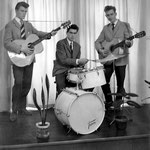 The Flying Notes (Oudenbosch) vlnr: Hans de Veth, Tonny Reuvers en Peter Teunissen