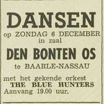 THE BLUE HUNTERS: Dagblad de Stem 5-12-1964