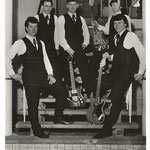 THE TIGER DEVILS (Oudenbosch) vlnr: Jef Willemse, Piet Kanters, Toine Dekkers, Cees Mollen (boven) en Tonny Brugel (onder)