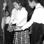 The Cookes - Dynamic Club in Amicitia, Den Haag 5 jan. 1963 - vlnr: George, Ann en Arthur Cooke