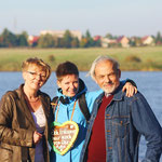Mit Brand'ser Mama und Opa Juergen beim Fischmarktfest in Hoefgen. :)